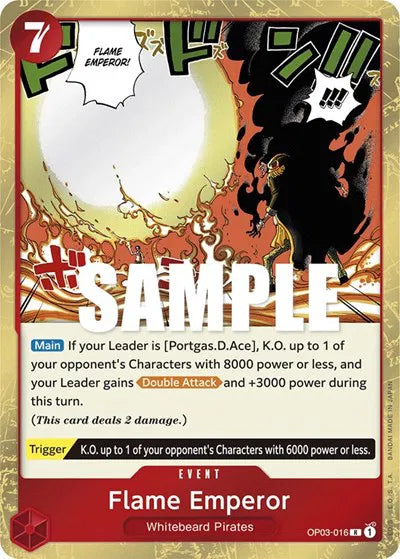 Flame Emperor OP03-016 (Pillars of Strength)
