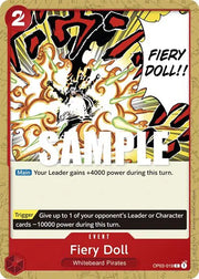 Fiery Doll OP03-019 (Pillars of Strength)