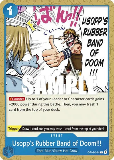 Usopp's Rubber Band of Doom!!! OP03-054 (Pillars of Strength)