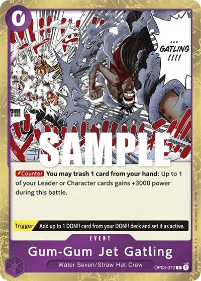 Gum-Gum Jet Gatling OP03-072 (Pillars of Strength)