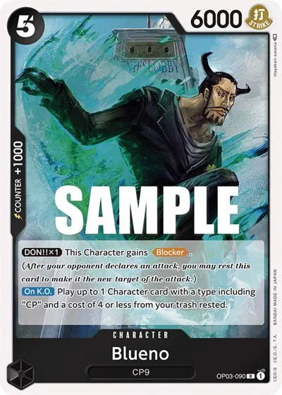 Blueno OP03-090 (Pillars of Strength)