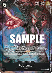 Rob Lucci (092) (Alternate Art) OP03-092 · Foil (Pillars of Strength)