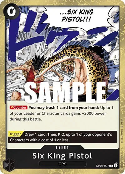Six King Pistol OP03-097 (Pillars of Strength)