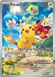 Pikachu (Pokemon Center Exclusive) 027 (Scarlet & Violet Promo)