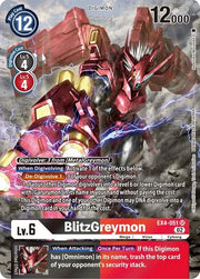 BlitzGreymon (Alternate Art) EX4-051 SR (Alternative Being Booster)