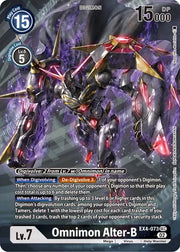 Omnimon Alter-B (Alternate Art) EX4-073 SEC (Alternative Being Booster)