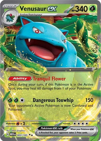 Venusaur ex 003/165 (SV: 151)