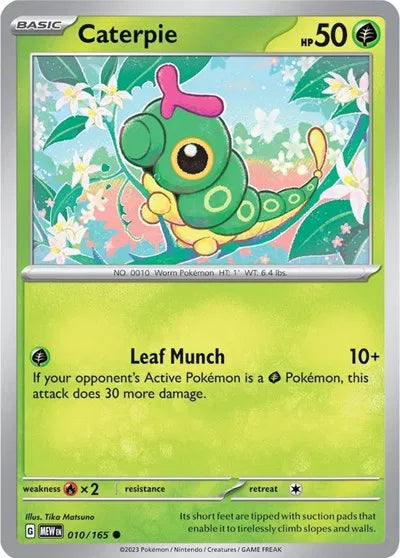 Caterpie 010/165 · Normal (SV: 151)
