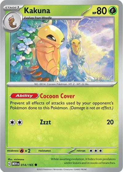 Kakuna 014/165 · Reverse Holofoil (SV: 151)