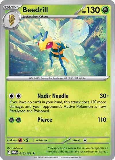 Beedrill 015/165 · Holofoil (SV: 151)