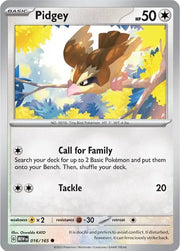 Pidgey 016/165 · Normal (SV: 151)