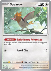 Spearow 021/165 · Normal (SV: 151)