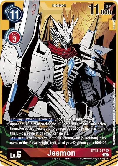 Jesmon (Alternate Art) BT13-017 R (Versus Royal Knight Booster)