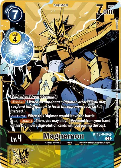 Magnamon (Alternate Art) BT13-040 R (Versus Royal Knight Booster)