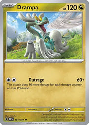 Drampa 161/197 · Normal (Obsidian Flames)