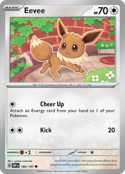 Eevee 166/197 · Normal (Obsidian Flames)