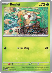 Rowlet 013/197 · Normal (Obsidian Flames)