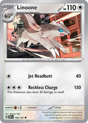 Linoone 168/197 · Normal (Obsidian Flames)