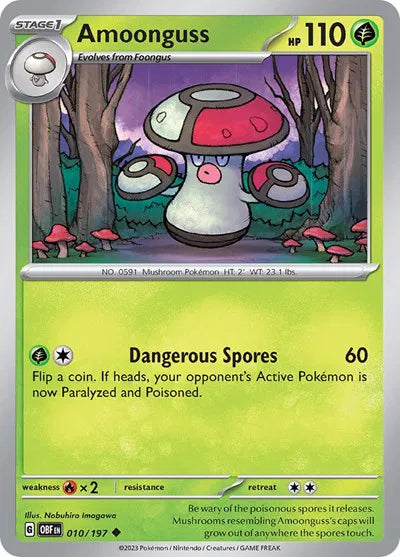 Amoonguss 010/197 · Normal (Obsidian Flames)