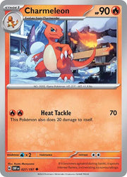 Charmeleon 027/197 · Reverse Holofoil (Obsidian Flames)