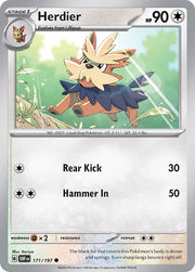 Herdier 171/197 · Normal (Obsidian Flames)