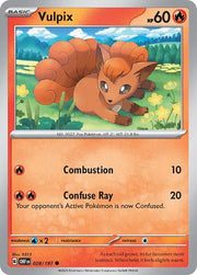 Vulpix 028/197 · Normal (Obsidian Flames)