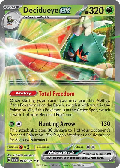 Decidueye ex 015/197 (Obsidian Flames)