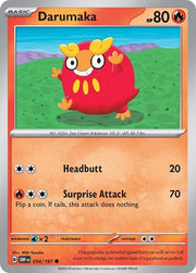 Darumaka 034/197 · Reverse Holofoil (Obsidian Flames)