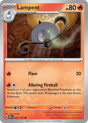 Lampent 037/197 · Normal (Obsidian Flames)