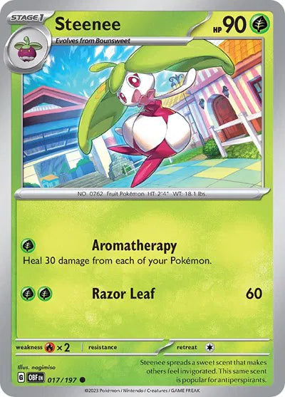 Steenee 017/197 · Normal (Obsidian Flames)