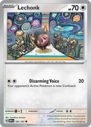 Lechonk 181/197 · Normal (Obsidian Flames)