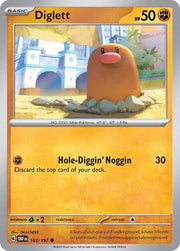 Diglett 103/197 · Normal (Obsidian Flames)