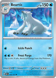 Beartic 054/197 · Reverse Holofoil (Obsidian Flames)
