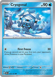 Cryogonal 055/197 · Reverse Holofoil (Obsidian Flames)