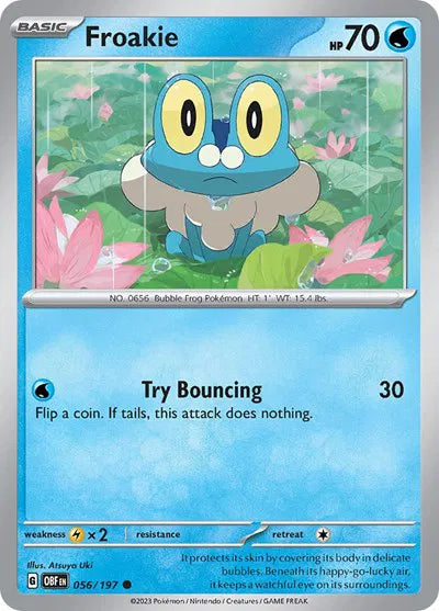 Froakie 056/197 · Normal (Obsidian Flames)