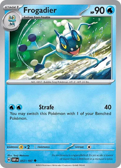 Frogadier 057/197 · Normal (Obsidian Flames)
