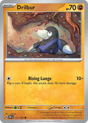 Drilbur 111/197 · Normal (Obsidian Flames)