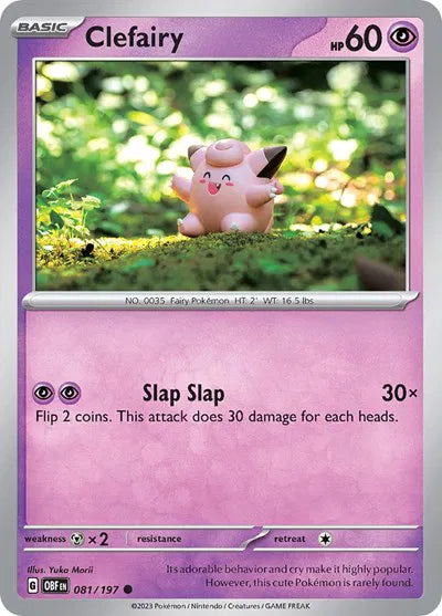 Clefairy 081/197 (Obsidian Flames)