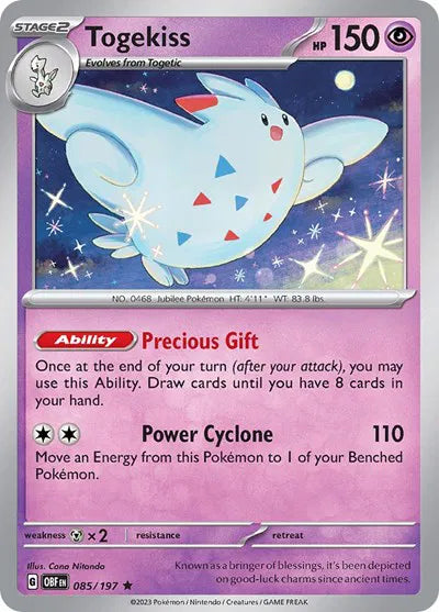 Togekiss 085/197 · Holofoil (Obsidian Flames)