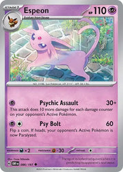 Espeon 086/197 · Normal (Obsidian Flames)