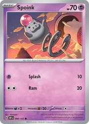 Spoink 090/197 · Normal (Obsidian Flames)
