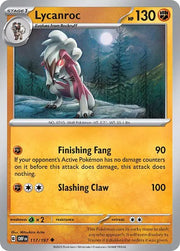 Lycanroc 117/197 · Normal (Obsidian Flames)