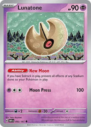 Lunatone 092/197 · Normal (Obsidian Flames)