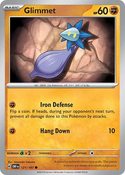 Glimmet 121/197 · Normal (Obsidian Flames)