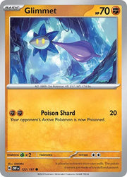 Glimmet 122/197 · Reverse Holofoil (Obsidian Flames)