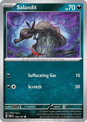 Salandit 139/197 · Normal (Obsidian Flames)