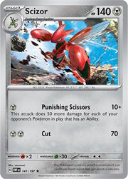 Scizor 141/197 · Holofoil (Obsidian Flames)