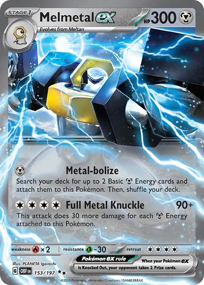 Melmetal ex 153/197 (Obsidian Flames)
