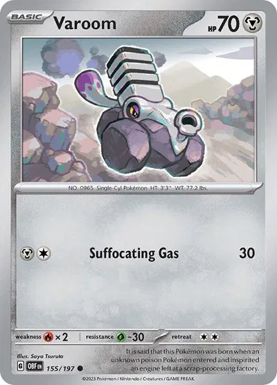 Varoom 155/197 · Normal (Obsidian Flames)