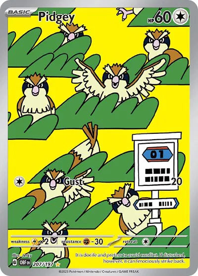 Pidgey 207/197 (Obsidian Flames)